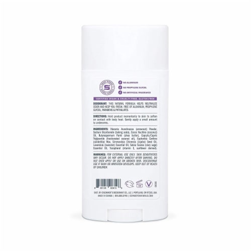 Schmidt's Lavender & Sage Aluminum Free Natural Deodorant Perspective: back