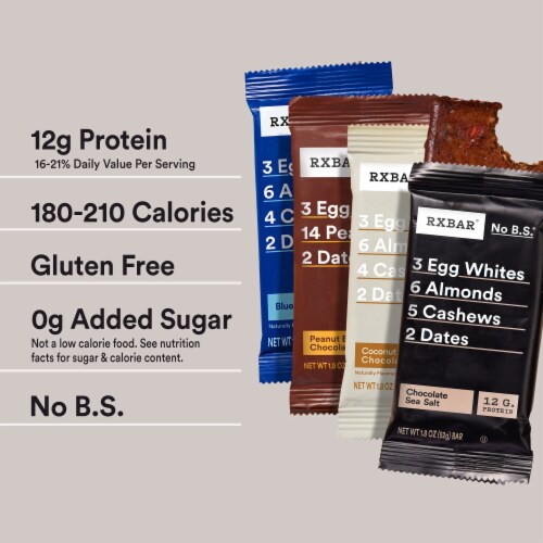 RXBAR® Protein Bars Variety Pack Perspective: back