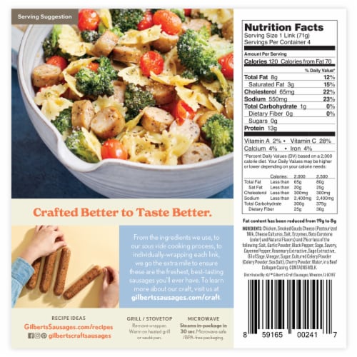 Gilbert’s™ Smoked Gouda Chicken Sausage
