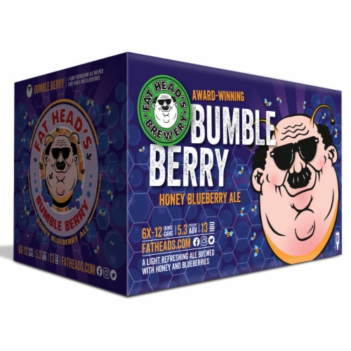 Fat Head's Bumbleberry Honey Blueberry Ale Perspective: back