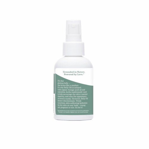 Earth Mama® Belly Oil Perspective: back