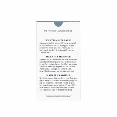 Earth Mama® Organic Herbal Sitz Bath Perspective: back