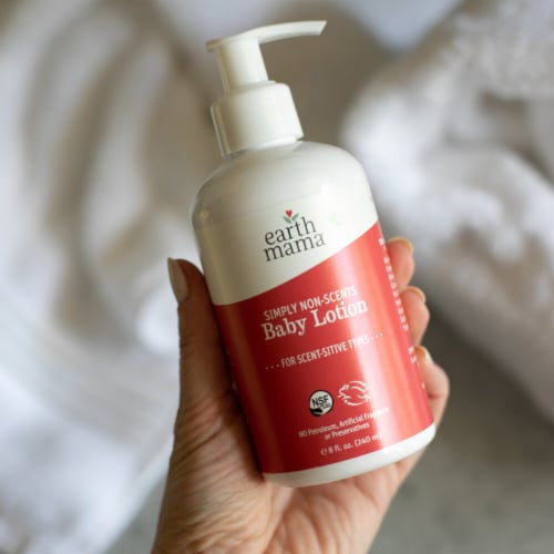 Earth Mama® Simply Non-Scents Baby Lotion Perspective: back