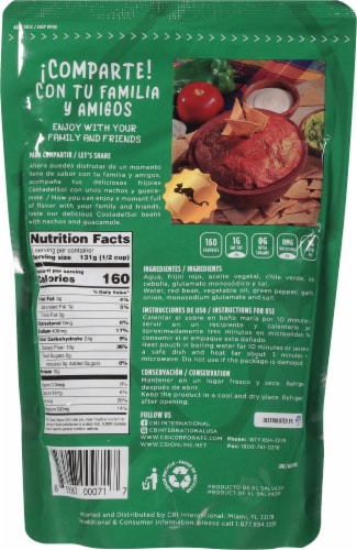 Costa Del Sol Refried Red Beans Perspective: back