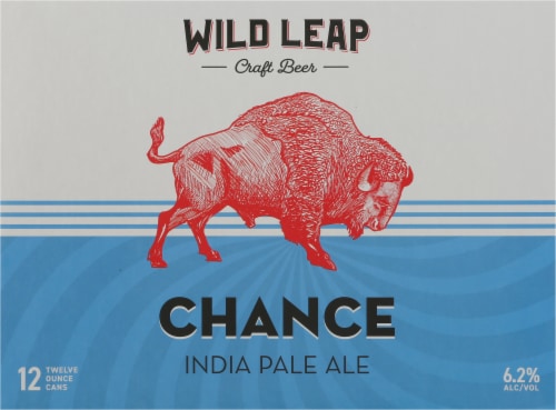 Wild Leap Brew Co. Chance India Pale Ale Cans Perspective: back