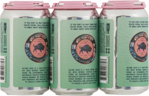 Wild Leap Brew Co. Island Haze Fruity Hazy IPA Perspective: back