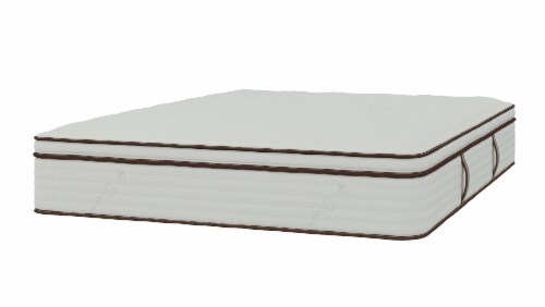 Natural Vegan Hybrid Pillow Top - Twin Perspective: back