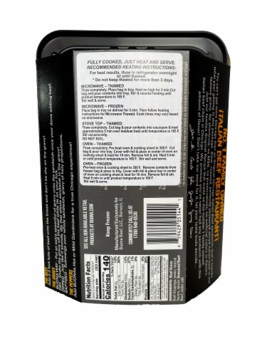 Buona Italian Style Gravy & Sliced Beef Sandwich Pack Perspective: back