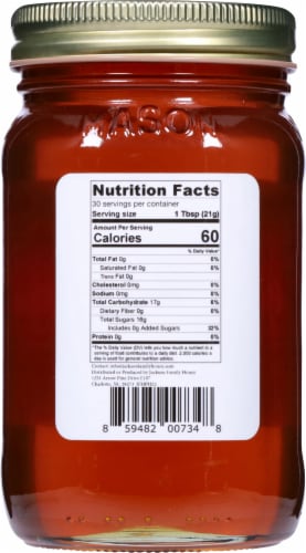 Jackson Family Raw Pure Honey Perspective: back