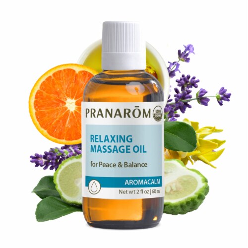 Aromacalm Relaxing Massage Oil Perspective: back