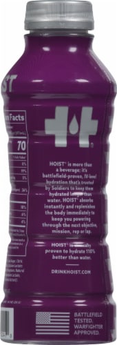 Hoist® Dragonfruit IV Level Hydration™ Sports Drink Bottle Perspective: back