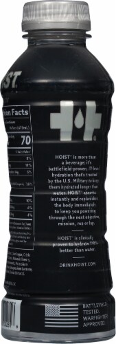 Hoist® Black Cherry IV Level Hydration® Sports Drink Bottle Perspective: back