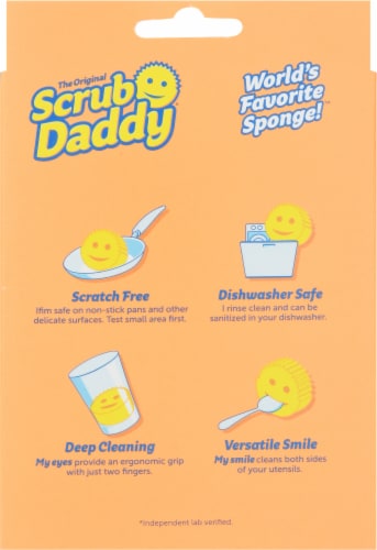 Scrub Daddy Scrub Mommy Dual-Sided Scrubber + Sponge - 1 ct pkg