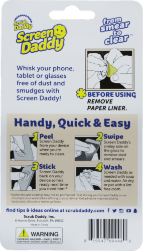 Scrub Daddy Screen Daddy - 2 Pack - Orange Perspective: back