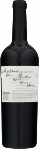 The Arsonist Red Blend Perspective: back