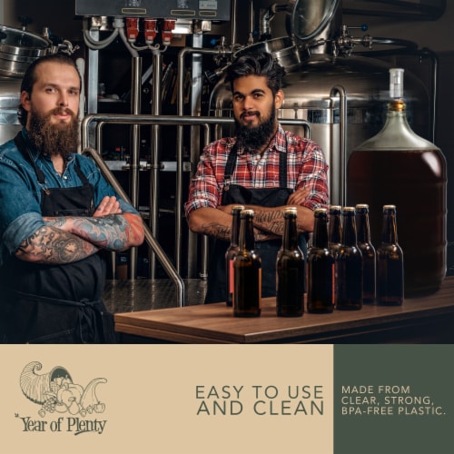 Year of Plenty Airlocks | 12-Pack | Hydrolocks for Fermenting, Brewing, etc Perspective: back