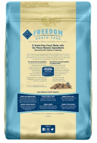 Blue Buffalo Freedom Grain Free Chicken Recipe Puppy Dry Dog Food 1