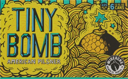 Wiseacre Brewing Co. Tiny Bomb American Pilsner Perspective: back