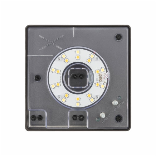 Contemporary Square Solar Path Light with 3 Ground Stake Mounting Options Perspective: back