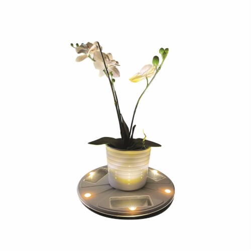 Solar Uplight Planter Base Perspective: back