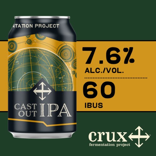 Crux Fermentation Project Cast Out IPA Craft Beer Perspective: back