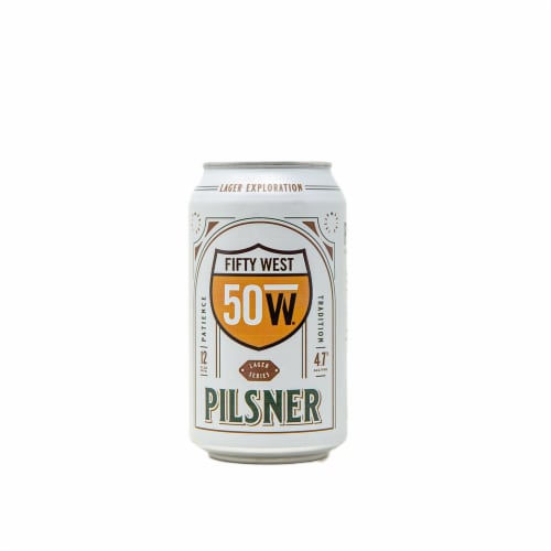 Fifty West Brewing Pilsner Perspective: back