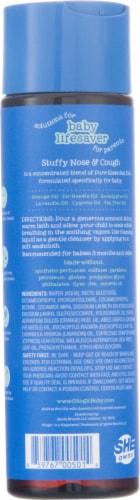 Oilogic® Baby Stuffy Nose & Cough Essential Oil Vapor Bath Perspective: back