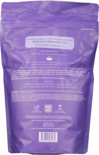 Oilogic® Slumber & Sleep Essential Oil Epsom Soak Perspective: back