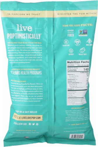 Live Love Pop® Salt And Vinegar Popcorn Perspective: back
