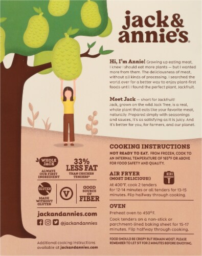 Jack & Annie''s™ Gluten Free Crispy Jack Tenders Perspective: back