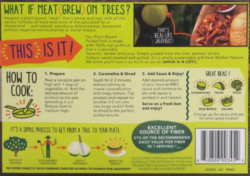 The Jackfruit Company Smoked Pulled Jackfruit Perspective: back