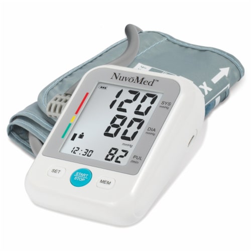NuvoMed™ Audible Arm Blood Pressure Monitor Perspective: back