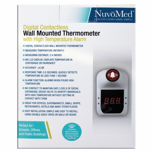 NuvoMed WMT-6/0929 Wall-Mounted Thermometer, 1 - Food 4 Less