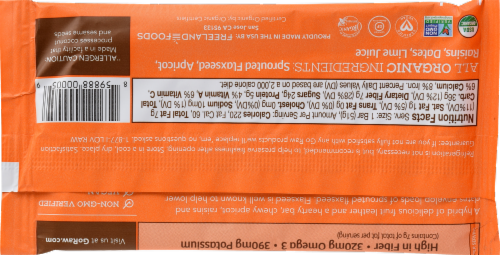 Go Raw Apricot Seed Bars Perspective: back