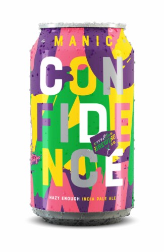 Deep Ellum Brewing Co Manic Confidence Hazy IPA Beer Perspective: back