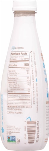 Three Trees Organic Original Unsweetened Almondmilk Perspective: back