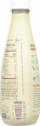 Three Trees Organic Pistachio Unsweetened Nut Milk Perspective: back