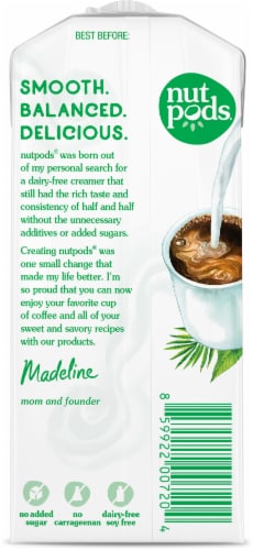 Nutpods Caramel Almond + Coconut Dairy Free Creamer Perspective: back