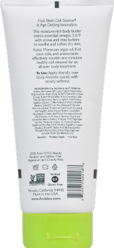 Andalou Naturals Kukui Cocoa Body Butter Perspective: back
