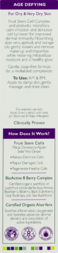 Andalou Naturals Apricot Probiotic Cleasning Milk Perspective: back
