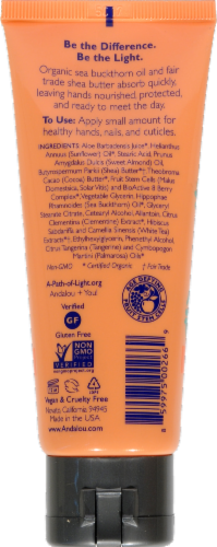 Andalou Naturals Clementine Hand Cream Perspective: back