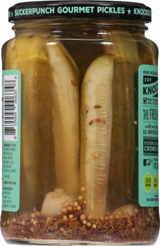 Suckerpunch Classic Dill Spear Pickles Perspective: back