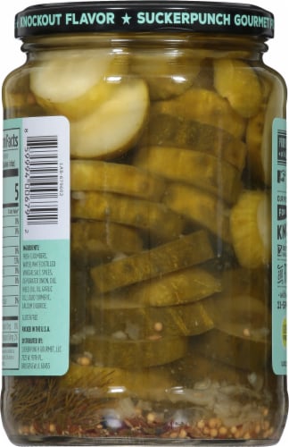 Suckerpunch™ Bold Burger Kosher Dill Chips Perspective: back