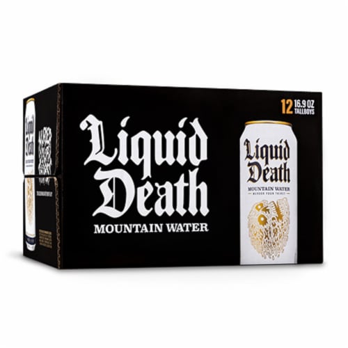 Liquid Death Mountain Water Perspective: back