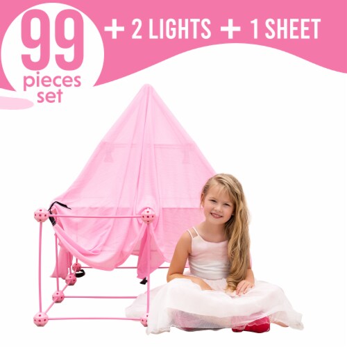 Funphix Princess Castle Building Fort Perspective: back