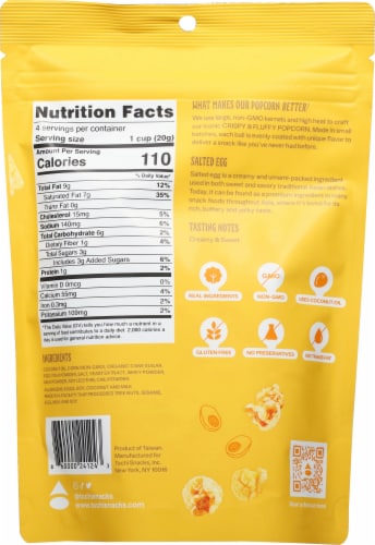Tochi Gluten Free Salted Egg Popcorn Perspective: back