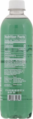 Chlorophull Water® Purified Spring Vitamin Enhanced Bottled Water Perspective: back