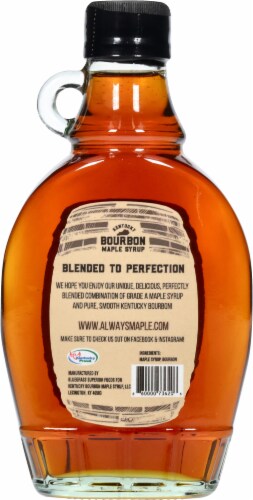 Kentucky Bourbon Maple Syrup Perspective: back