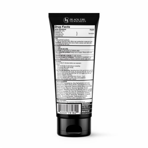 Black Girl Sunscreen Make it Hybrid SPF 50 Perspective: back