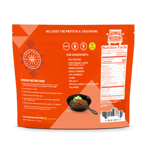 Plant-based Ground Taco Pack - 2 Pack Perspective: back